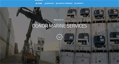Desktop Screenshot of donormarine.com