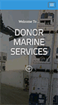 Mobile Screenshot of donormarine.com